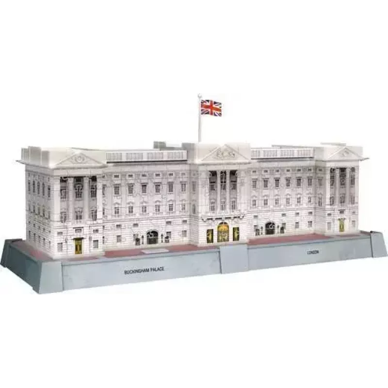 3D puzzle Ravensburger Iconics Buckingham Palace valgustusega, 216 tükki