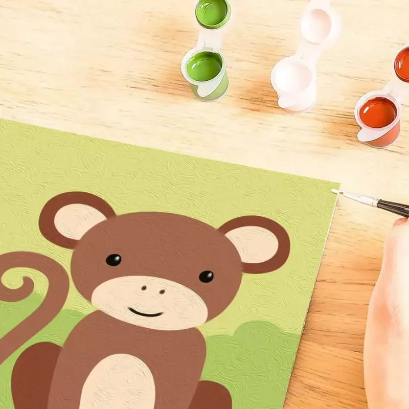 Ravensburger CreArt maalimiskomplekt Little Monkey – laste loominguline värvikomplekt