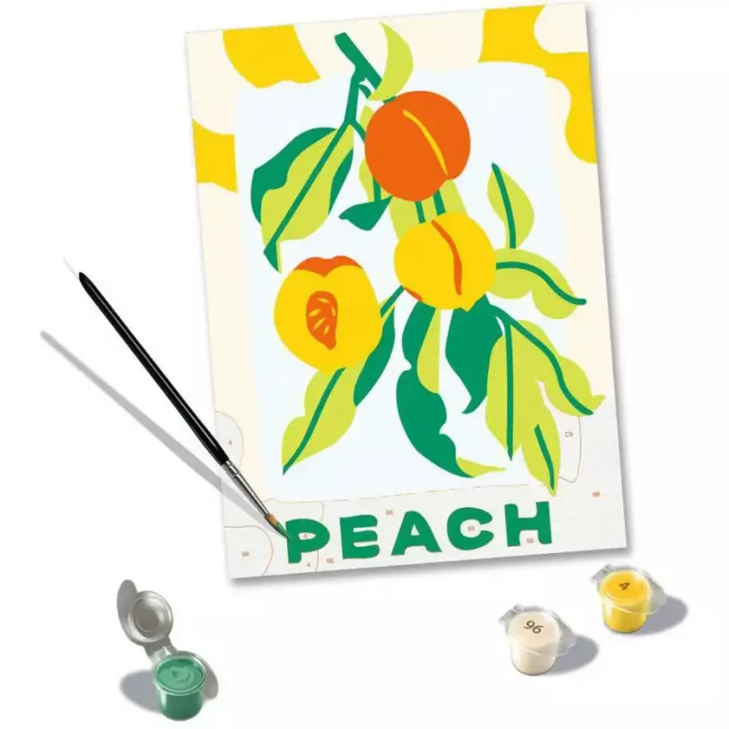 Ravensburger CreArt — Peaches maalimiskomplekt (loominguline maalimiskomplekt, mudel 25517)