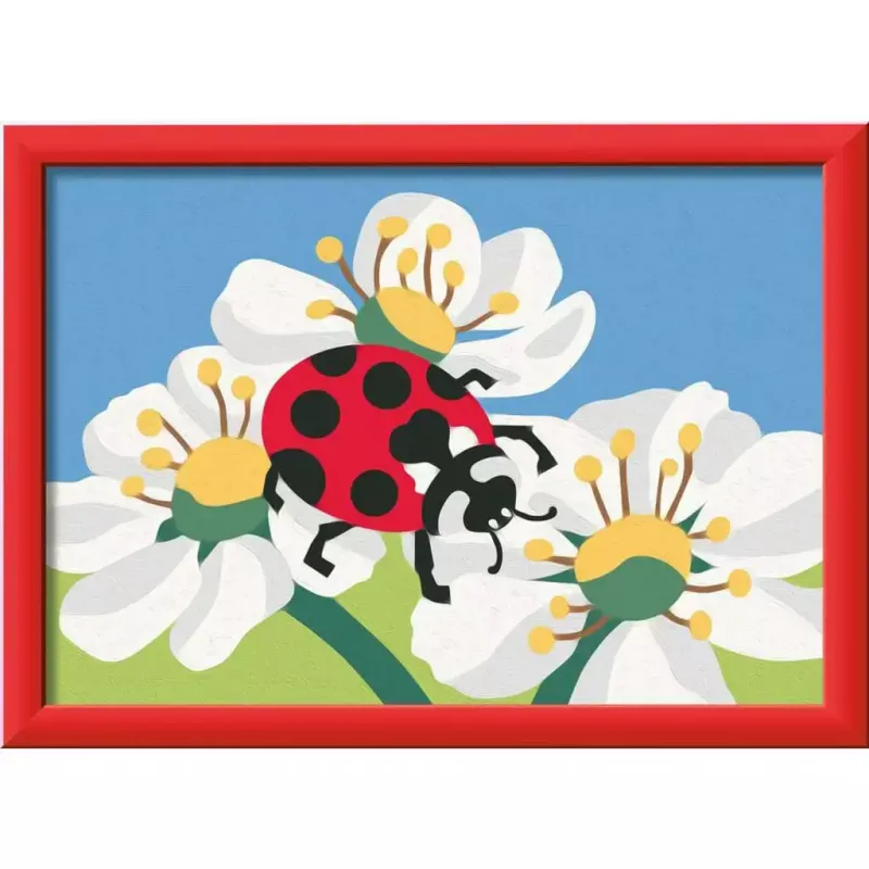 Ravensburger CreArt maalimiskomplekt – lepatriinumotiiv, käsitöö maalimiskomplekt