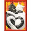 Ravensburger maalimiskomplekt CreArt - Cat Love (loov maalimiskomplekt)