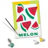 Maalimisnumbrite komplekt Ravensburger CreArt – Melonid (disain), Ravensburger 25516