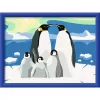 Maalimiskomplekt Ravensburger CreArt Penguin Family – numbri järgi maalimise komplekt, mudel 25888