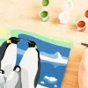 Maalimiskomplekt Ravensburger CreArt Penguin Family – numbri järgi maalimise komplekt, mudel 25888