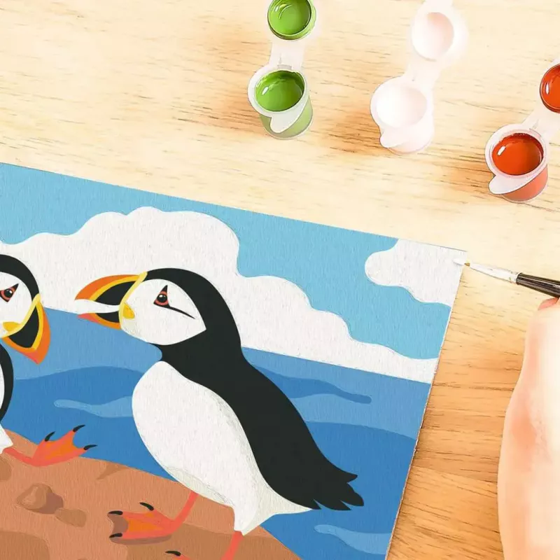 Ravensburger CreArt Puffinsi maalimiskomplekt