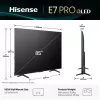 Hisense 85E77Q PRO 2.16 m (85 tolli) 4K Ultra HD nutiteler Wi-Fi must