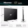 Hisense 85E77Q 2,16 m (85 tolli) 4K Ultra HD nutiteleviisor Wi-Fi Must