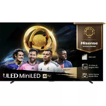 Hisense 100U7Q 2.54 m (100 tolli) 4K Ultra HD nutiteler, Wi-Fi, must