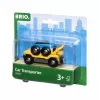 Ravensburger BRIO mudelraudtee autotransportöör — 2-osaline, must/sinine/kollane