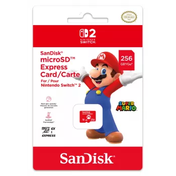 microSD Express kaart NINTENDO 256 GB Nintendo Switch 2-le, Mario disain