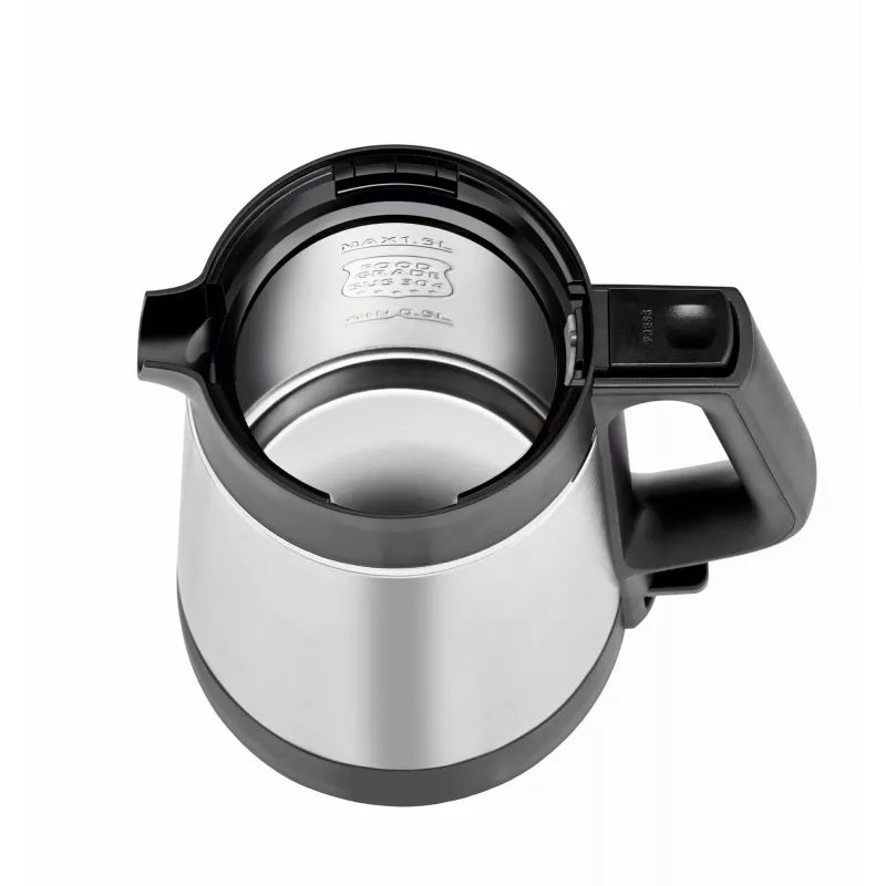 Unold 18715 elektriline veekeetja 1,5 L 1800 W Must, Roostevaba teras