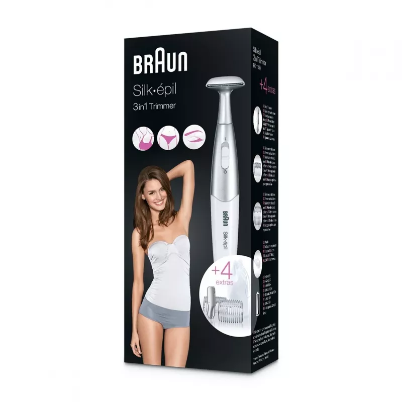 Braun Silk-épil FG 1100 Hõbedane, Valge