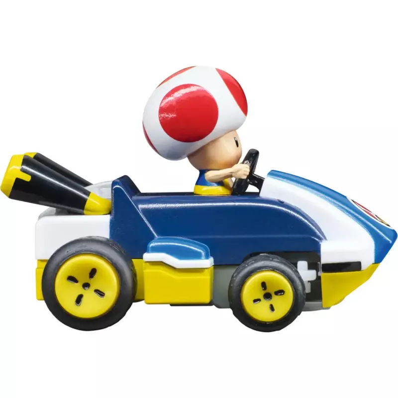 Raadio teel juhitav mänguauto CARRERA Mario Kart Mini RC – Toad Paperbox, 2,4 GHz