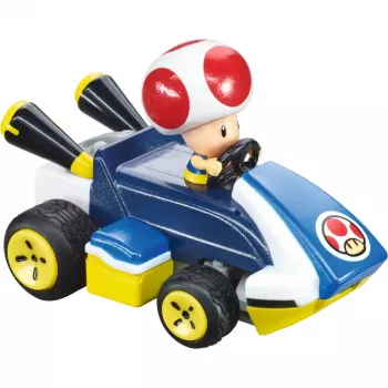 Raadio teel juhitav mänguauto CARRERA Mario Kart Mini RC – Toad Paperbox, 2,4 GHz