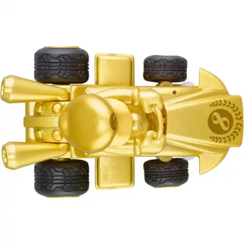 Raadio teel juhitav CARRERA Mario Kart Mini RC — Mario Gold Gold, 2,4 GHz, paberkarp