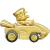 Raadio teel juhitav CARRERA Mario Kart Mini RC — Mario Gold Gold, 2,4 GHz, paberkarp