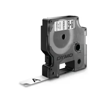 DYMO autentsed D1 vastupidavad sildid | Must trükk valgel lindil | 12 mm x 5,5 m | Suure jõudlusega sildilint LabelManager silditegijatele