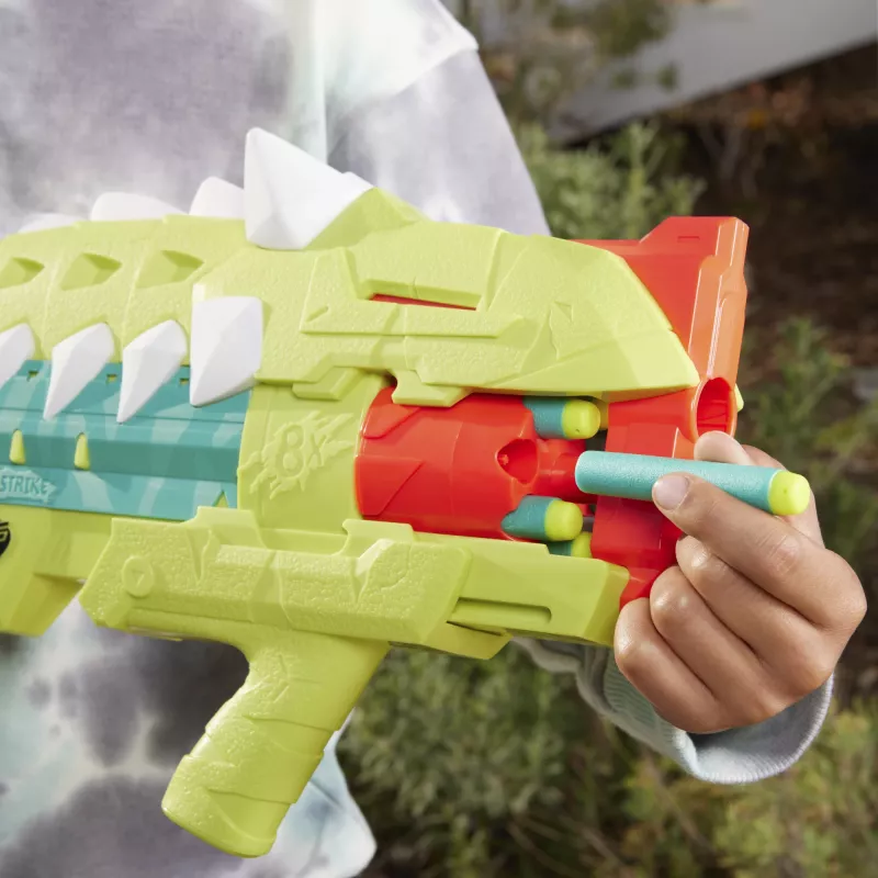 Nerf DinoSquad Armorstrike, mängupüss, 8 a, 99 a, Dinosaurus, 1 kg