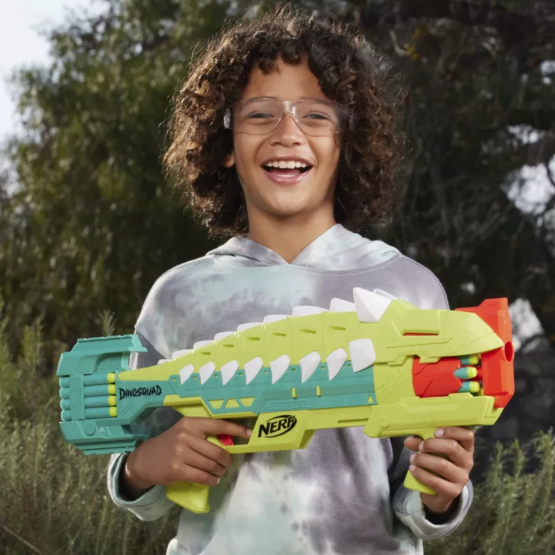 Nerf DinoSquad Armorstrike, mängupüss, 8 a, 99 a, Dinosaurus, 1 kg