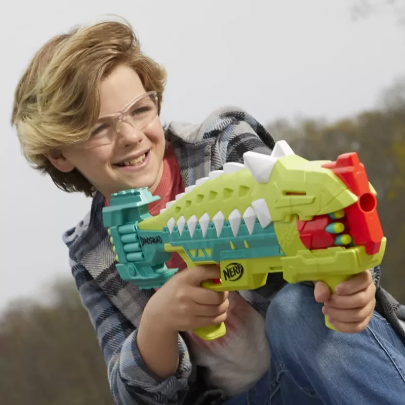 Nerf DinoSquad Armorstrike, mängupüss, 8 a, 99 a, Dinosaurus, 1 kg