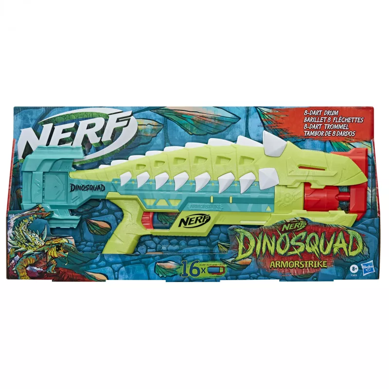 Nerf DinoSquad Armorstrike, mängupüss, 8 a, 99 a, Dinosaurus, 1 kg