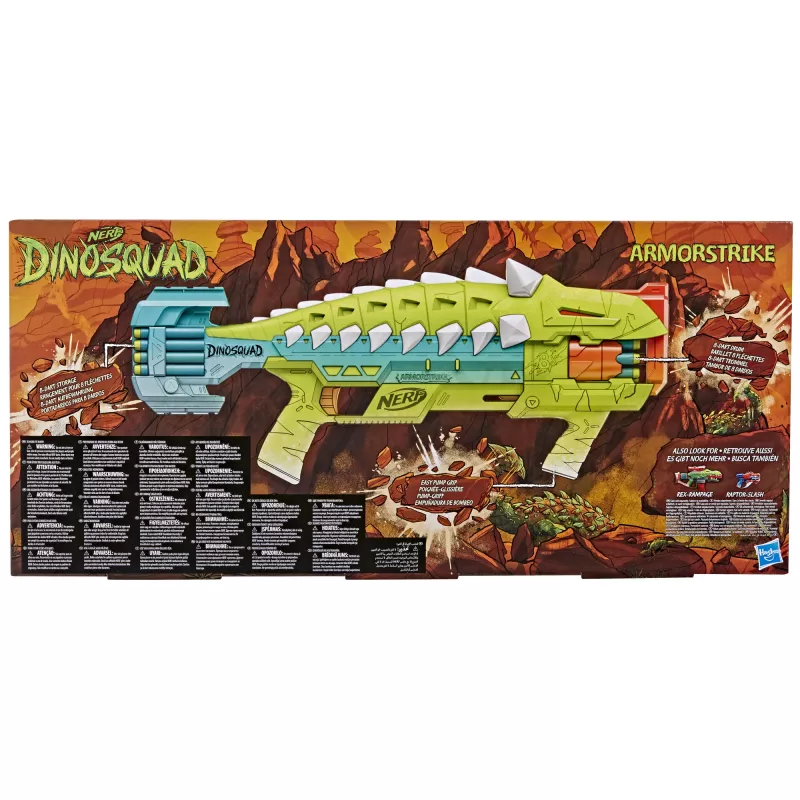 Nerf DinoSquad Armorstrike, mängupüss, 8 a, 99 a, Dinosaurus, 1 kg