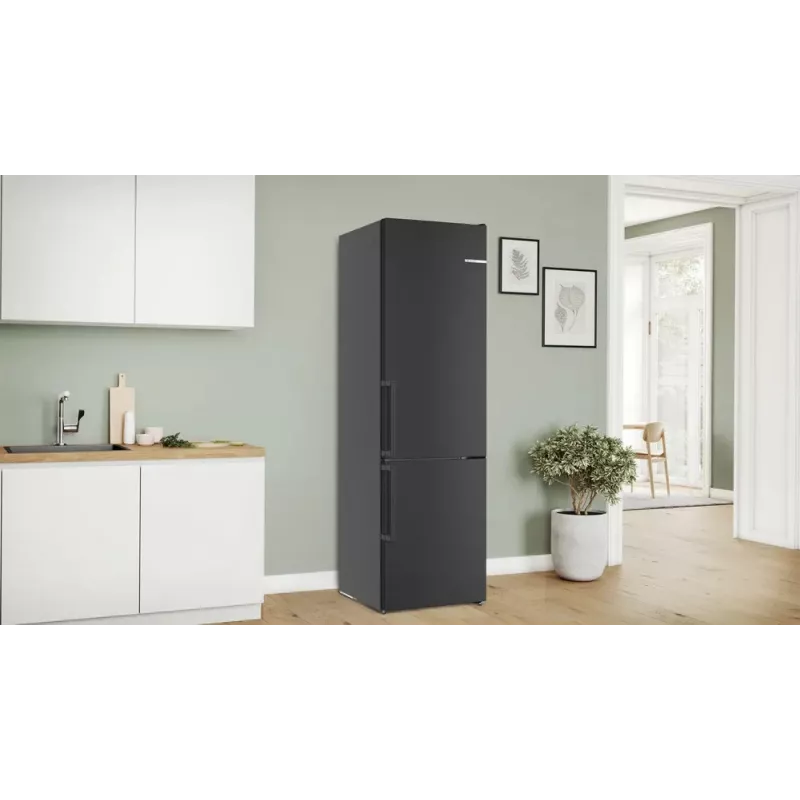 Bosch KGN39VXAU külmik-sügavkülmik vabaltseisev 363 L must