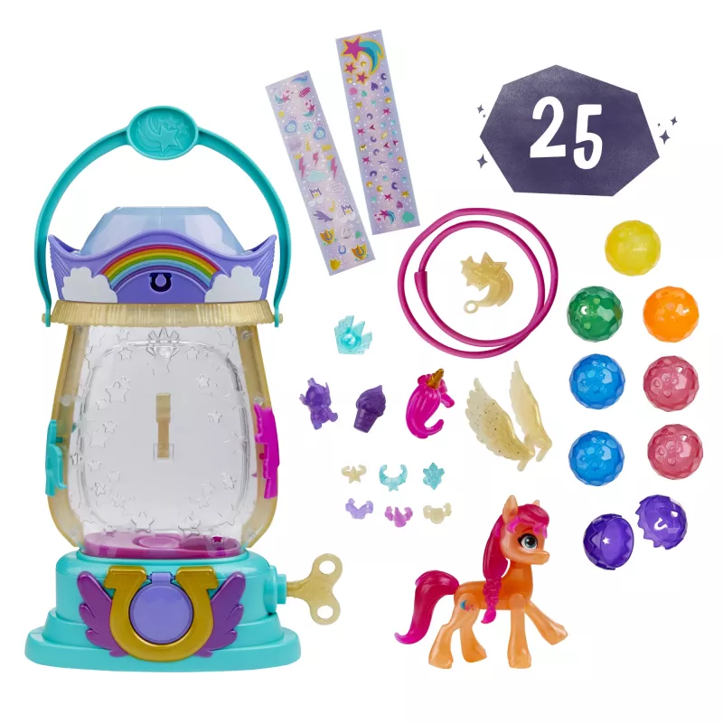 My Little Pony : A New Generation Movie Sparkle Reveal Lantern Sunny Starscout - valgusmänguasi 25 osaga, üllatused