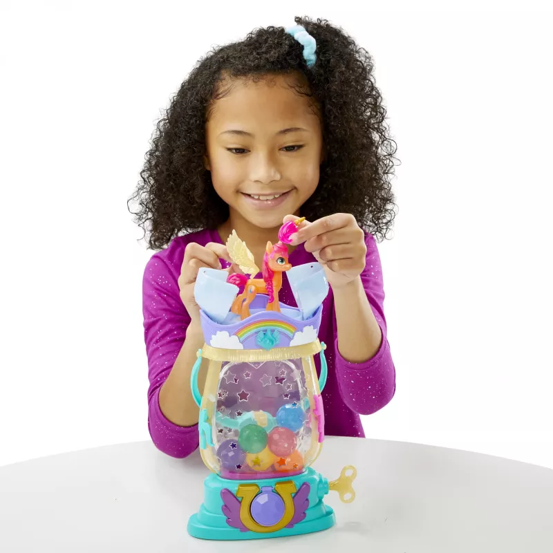 My Little Pony : A New Generation Movie Sparkle Reveal Lantern Sunny Starscout - valgusmänguasi 25 osaga, üllatused