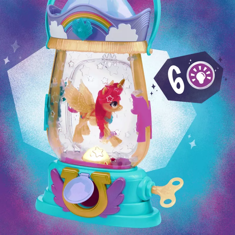 My Little Pony : A New Generation Movie Sparkle Reveal Lantern Sunny Starscout - valgusmänguasi 25 osaga, üllatused