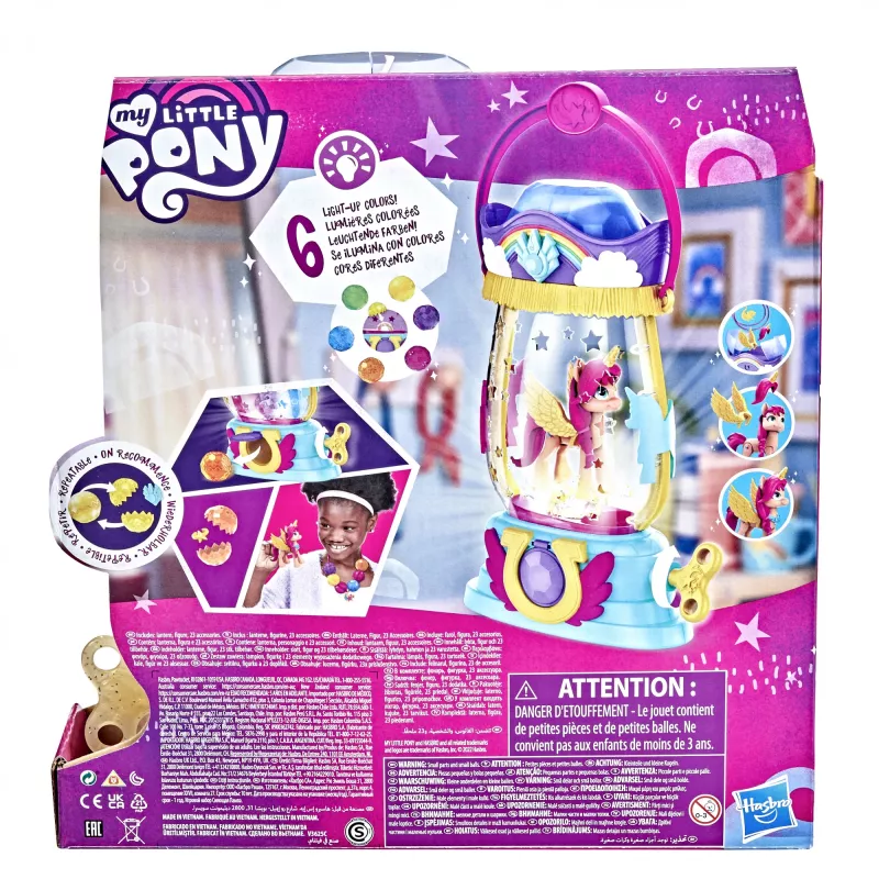 My Little Pony : A New Generation Movie Sparkle Reveal Lantern Sunny Starscout - valgusmänguasi 25 osaga, üllatused