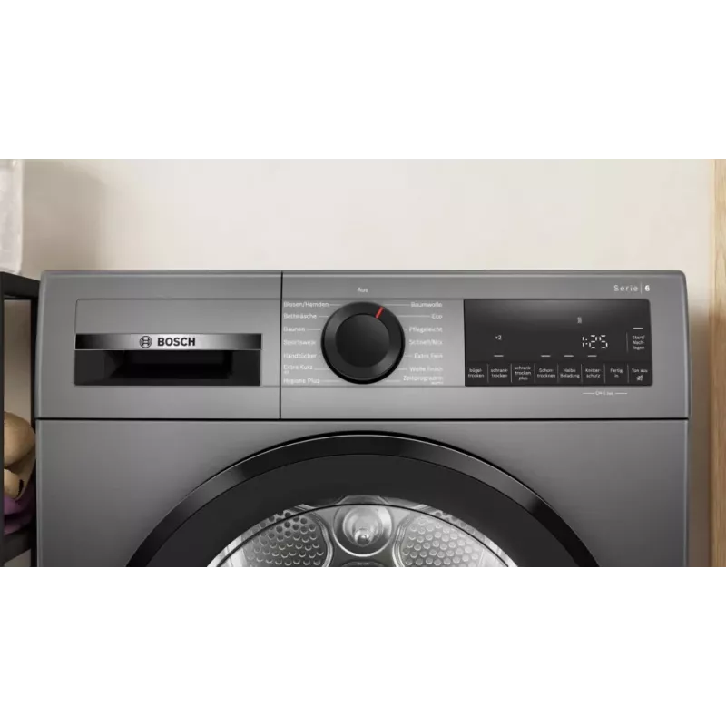 Bosch Serie 6 WQG243DR10 pesukuivatusrest Eraldiseisev Eestlaadimine 9 kg Hall