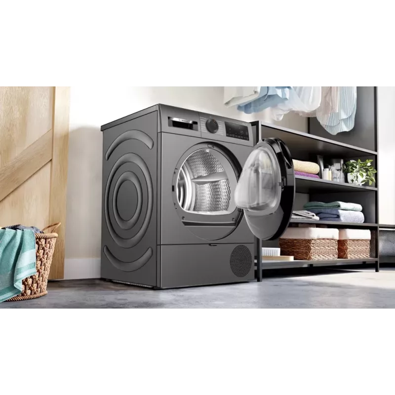 Bosch Serie 6 WQG243DR10 pesukuivatusrest Eraldiseisev Eestlaadimine 9 kg Hall