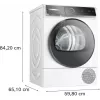 Bosch Serie 8 WQB246D41 kuivati Eraldiseisev Eestlaetav 9 kg Valge