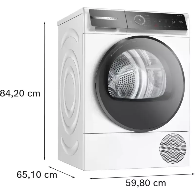 Bosch Serie 8 WQB246D41 kuivati Eraldiseisev Eestlaetav 9 kg Valge