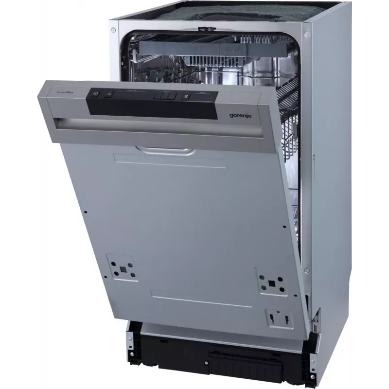 Pooltäississeehitatud nõudepesumasin Gorenje GI 561 D 10 S EB — 11 nõudekomplekti, Slimline 45 cm, 45 dB, 9 L/tsükkel