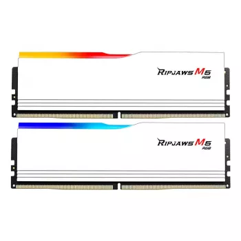 G.SKILL Ripjaws M5 RGB DDR5 32GB (2x16GB) 6800 MT/s CL34 valge kahekanaliga komplekt F5-6800J3445G16GX2-RM5RW