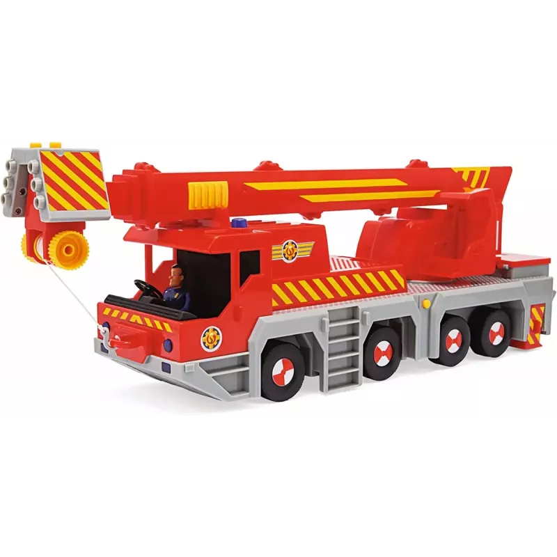 Mängu päästekraana sõiduk Simba‑Dickie Fireman Sam 2‑in‑1 (punane/kollane)