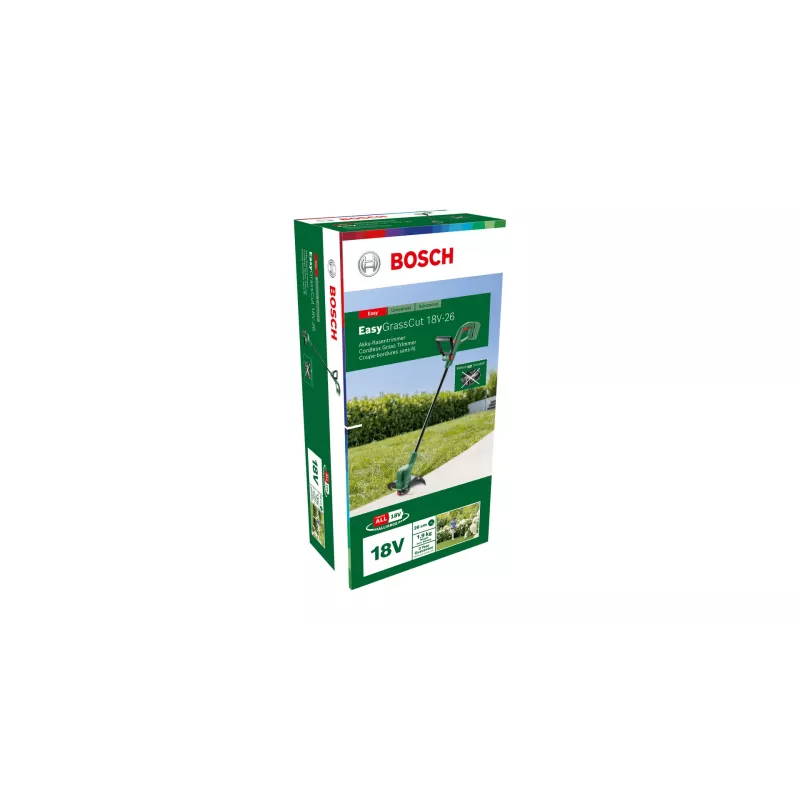 Bosch EasyGrassCut 18V-26 26 cm aku must, roheline
