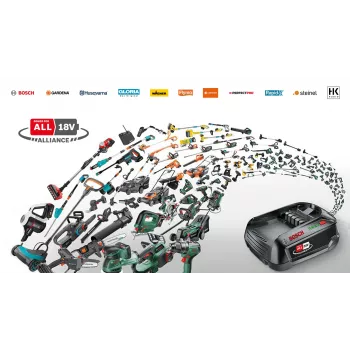Grass shear Bosch EasyGrassCut 18V-230, 18 V battery, 2 Ah, 23 cm cutting diameter, 2.2 kg