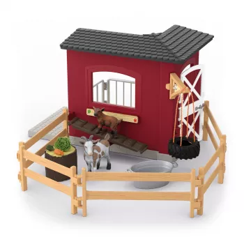 schleich FARM WORLD Kitselaut, Talu, Talu, Taluloomad / talumänguasjad, 3 a, Mitmevärviline