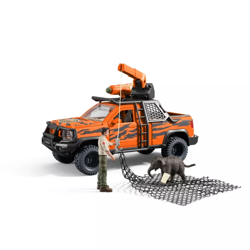 Mängukomplekt Schleich Off-Road Adventure in the Jungle — džungliteema, plastfiguurid, vanusele 3–8