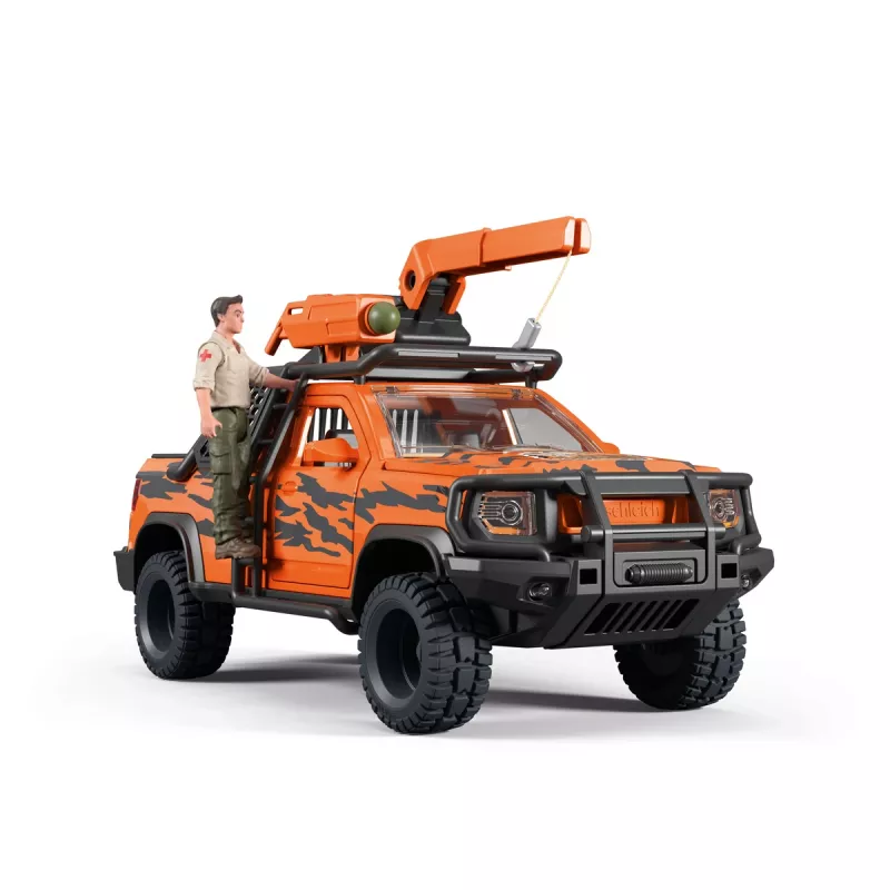 Mängukomplekt Schleich Off-Road Adventure in the Jungle — džungliteema, plastfiguurid, vanusele 3–8
