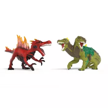 Mängufiguuride komplekt Schleich Eldrador Creatures Fire Dinosaur vs. Jungle Lizard, mudel 70834