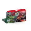 Mängufiguuride komplekt Schleich Eldrador Creatures Fire Dinosaur vs. Jungle Lizard, mudel 70834