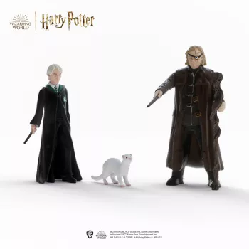 Schleich mängukujude komplekt Wizarding World: Hullsilm Moody ja Draco Malfoy koos tuhkruga