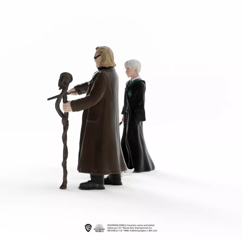 Schleich mängukujude komplekt Wizarding World: Hullsilm Moody ja Draco Malfoy koos tuhkruga