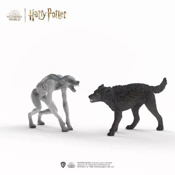 Schleich Wizarding World mängukomplekt Harry Potter Werewolf vs. Animagus figuurid, kollektsioneeritavad kujukesed