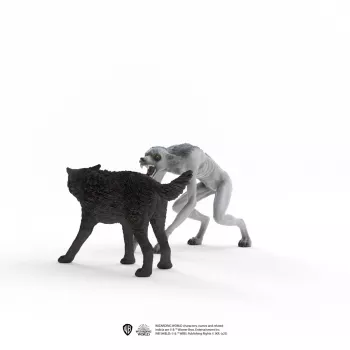 Schleich Wizarding World mängukomplekt Harry Potter Werewolf vs. Animagus figuurid, kollektsioneeritavad kujukesed