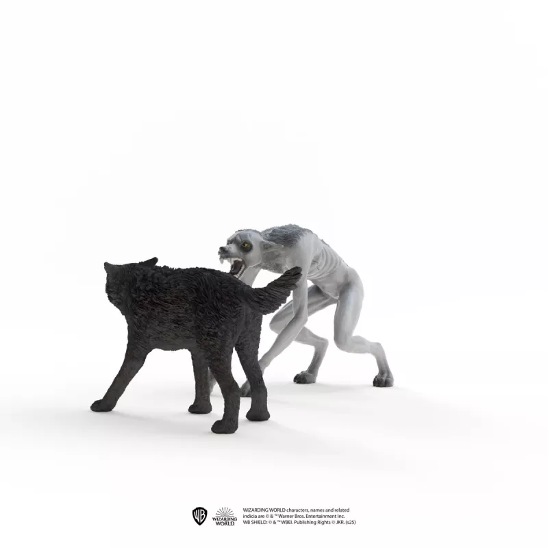 Schleich Wizarding World mängukomplekt Harry Potter Werewolf vs. Animagus figuurid, kollektsioneeritavad kujukesed